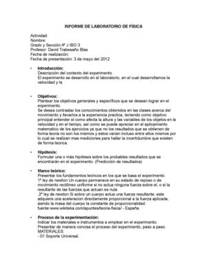 informe de laboratorio de física