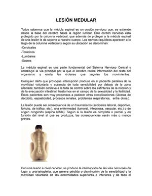 Lesión medular