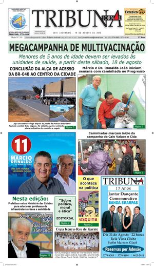 Jornal Tribuna de Sete Lagoas - Edição 765