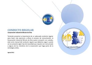 NUESTRO CONDUCTO REGULAR, CORPORACIÓN INDUSTRIAL MINUTO DE DIOS, PROYECTO RED UNIDOS