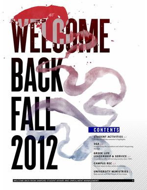 2012 Samford Welcome Back Newsletter