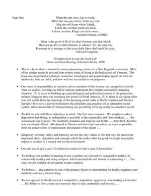 Living the Good Life