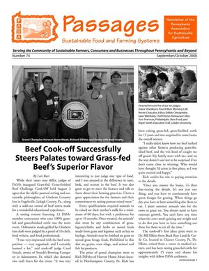 September - October 2008 Sustainable Farming and Food Newsletter