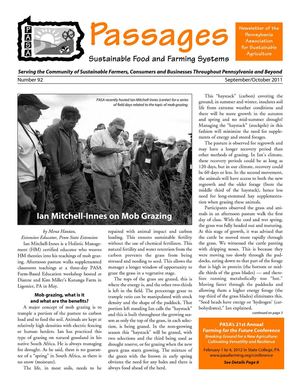 September - October 2011 Sustainable Farming and Food Newsletter