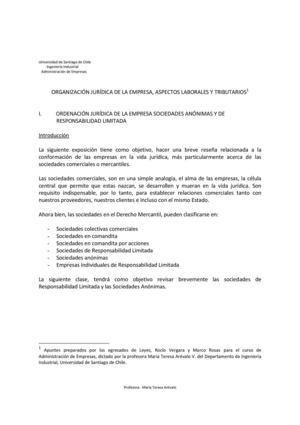 Organización Jurídica