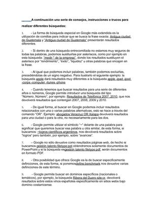 Como buscar en Google