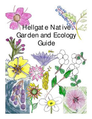 Hellgate Native Garden and Ecology Guide - University of Montana
