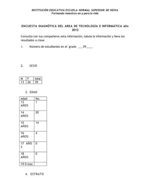 encuesta
