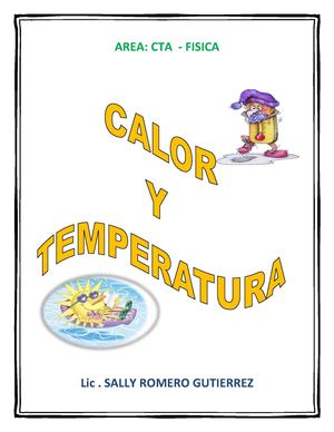 CALOR Y TEMPERATURA