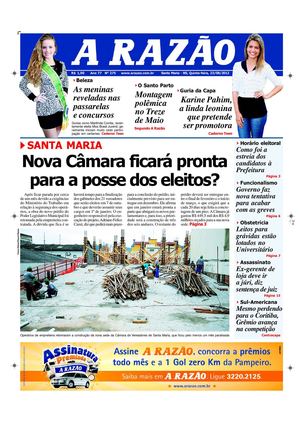 Jornal A Razão Santa Maria - 23082012