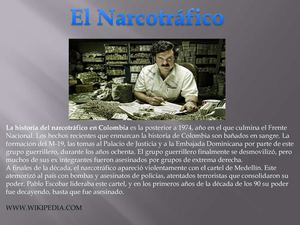 NARCOTRAFICO EN COLOMBIA