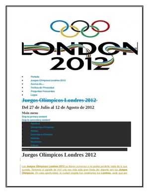 Juegos olimpicos