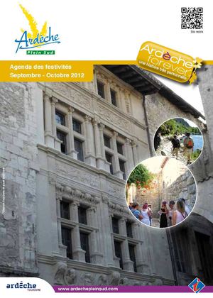 Agenda des Manifestations septembre et octobre 2012
