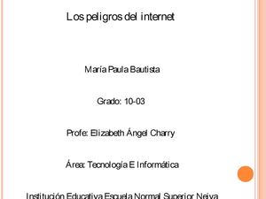 peligros del internet