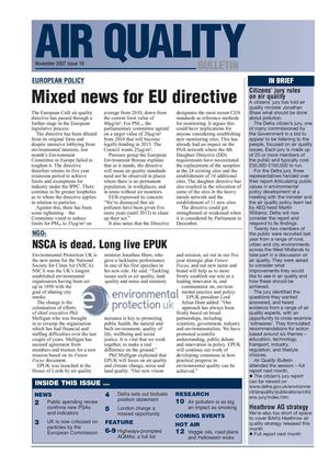 Air Quality Bulletin Issue 19 November