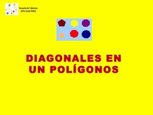 Diagonales en un polígono