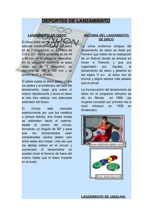 deportes de lanzamiento