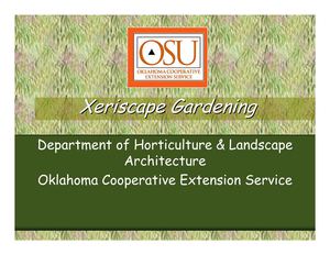 Xeriscape Gardening - Oklahoma State University