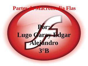 Partes de Macromedia Flash