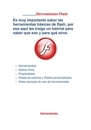 Herramientas flash basicas