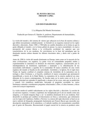 Capra-Maquina del Mundo Newtoniano