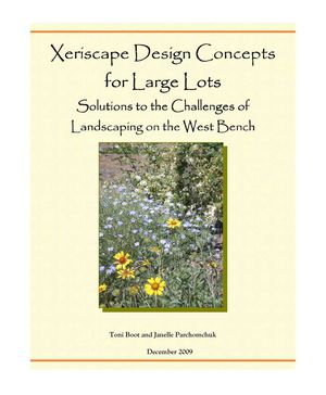 Xeriscape Design Concepts for Large Lots Solutions to the Challenges of Landscaping On the West Bench