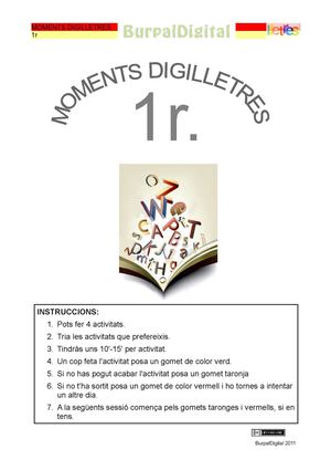 Moments digilletres de 1r