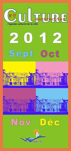 Agenda culture n°17 | septembre à décembre 2012