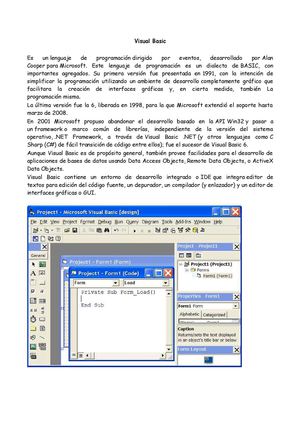 documento sobre la importancia de Visual