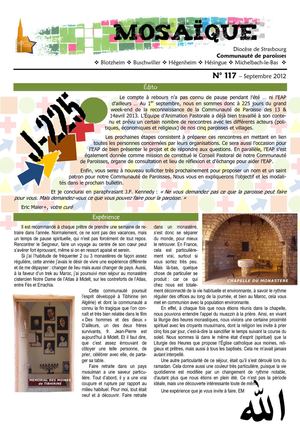 Bulletin interparoissial Mosaïque n° 117 - Septembre 2012