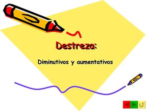 Diminutivos y Aumentativos