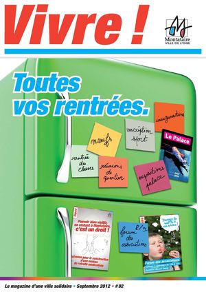 Journal municipal "Vivre" - Septembre 2012