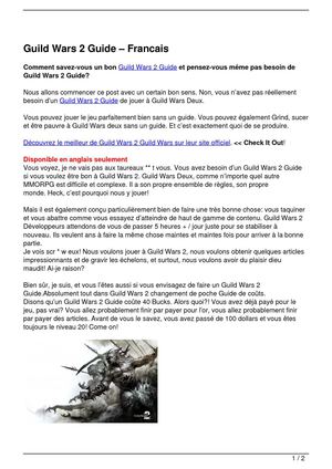 Calaméo - Guild Wars 2 Guide – Francais