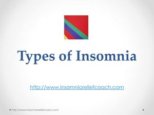 Types of Insomnia
