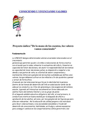 Proyecto áulico 2º A y B