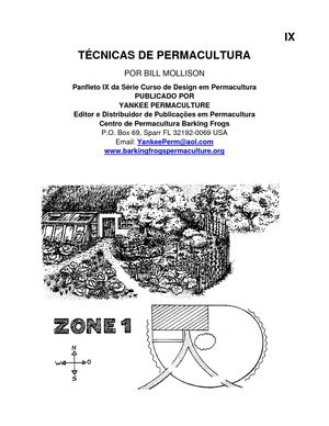 Técnicas De Permacultura: Da Série Curso De Design Em Permacultura