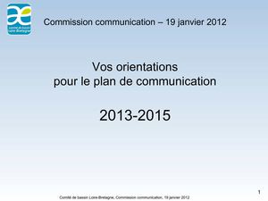 Communication_19 janvier 2012_Diapo 1