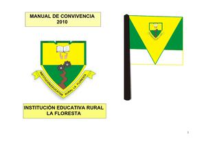 manual de convivencia de la i.e.r la floresta