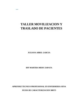 RESPUESTAS TALLER DE MOVILIZACION