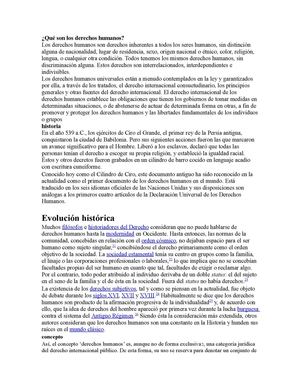 que son los deredhos humanos