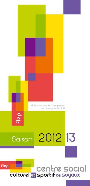 Plaquette de rentrée CSCS FLEP Saison 2012-2013