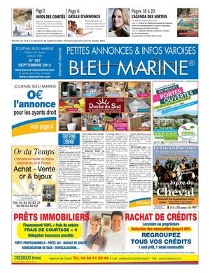 Journal Bleu Marine n°187 Septembre 2012