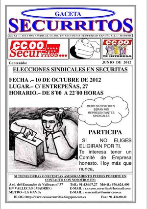 GACETA  septiembre  2012 .