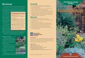 The Enchanted Xeriscape: a Guide to Water Wise Landscaping in New Mexico - Nm State Engineer