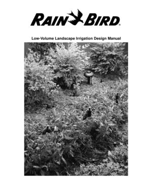 Low-Volume Landscape Irrigation Design Manual - Rain Bird