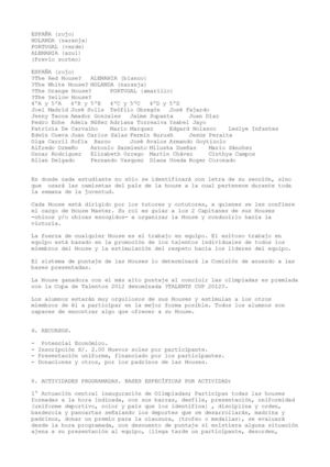 III OLIMPIADAS DEPORTIVAS ESCOLARES ESCUELA DE TALENTOS