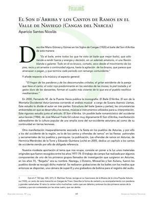 El Son d´Arriba y los Cantos de Ramos en el Valle de Naviego (Cangas del Narcea)