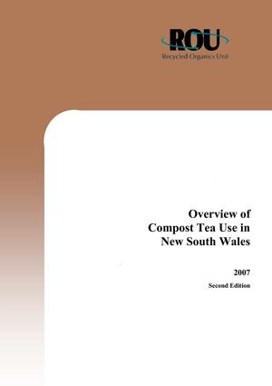 Compost Tea Use in New South Wales