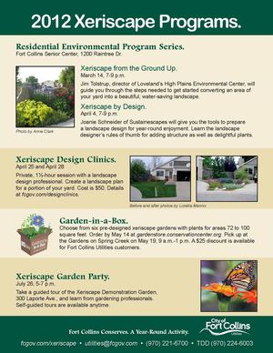 2012 Xeriscape Programs - Fort Collins, Colorado