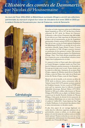 Expo : L’Histoire des comtes de Dammartin par Nicolas de Houssemaine